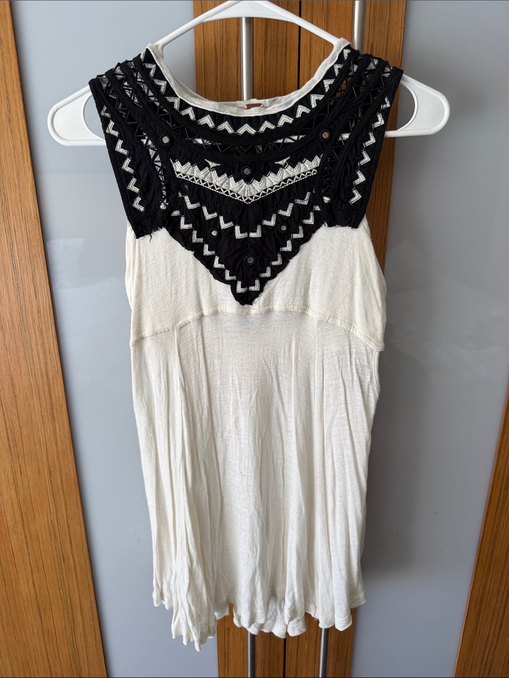 Free People XS Mirrored Open Side Tunic Top